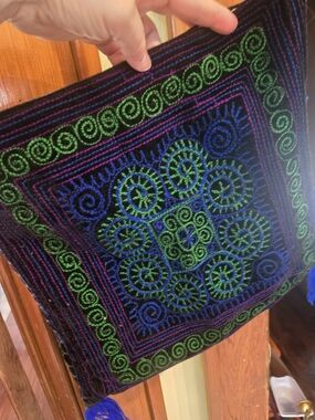 Handmade Embroidered Purse, Shoulder Bag